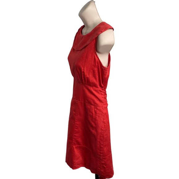 Tulle Womens Sleeveless Red a Line Dress Size Small  u - Picture 5 of 9